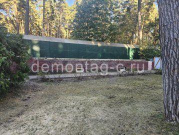 Демонтаж деревянного строения 15м х 6м
